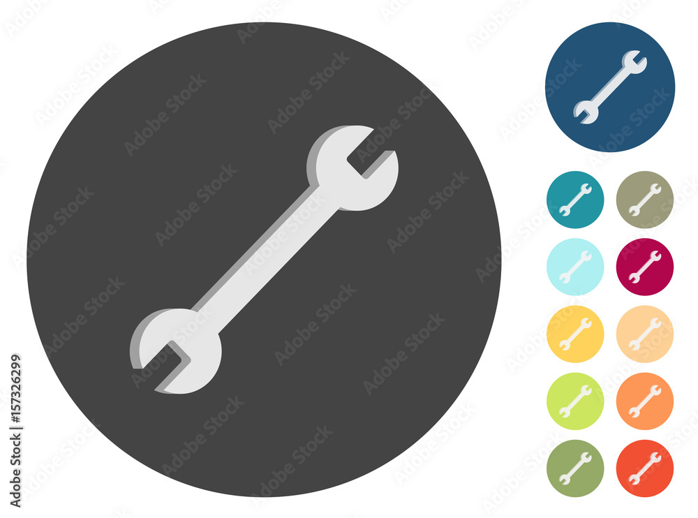 3D Icons - Schraubenschlüssel - Service 3D Icons - Schraubenschlüssel - Service