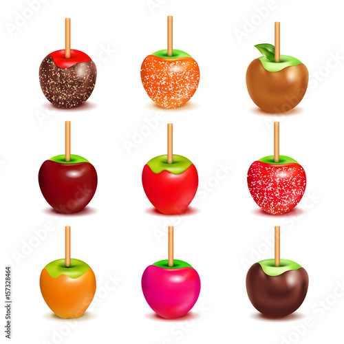 Toffee Candy Apples Assortment Set