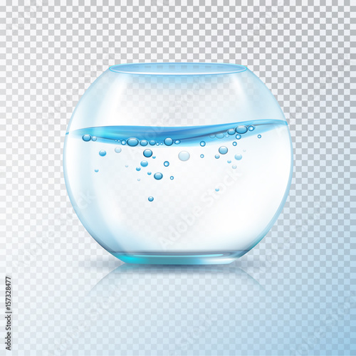 Fish Bowl  Water Bubbles Transparent 