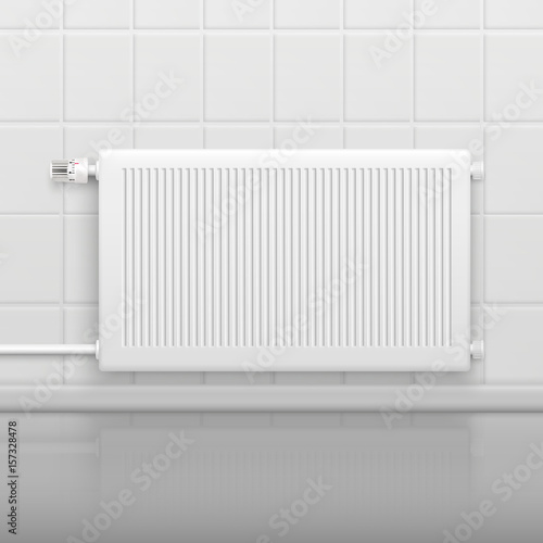 Wallpaper Mural Hot Water Radiator Realistic Image  Torontodigital.ca