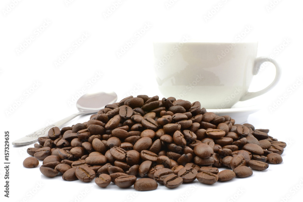 Fototapeta premium kawa z filiżanką