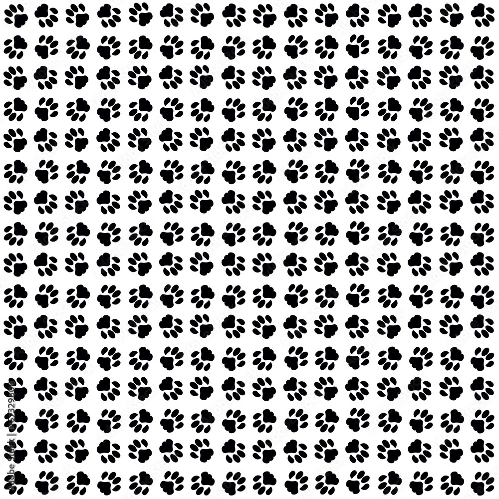 Pattern from animal footprint Pattern from animal footprint