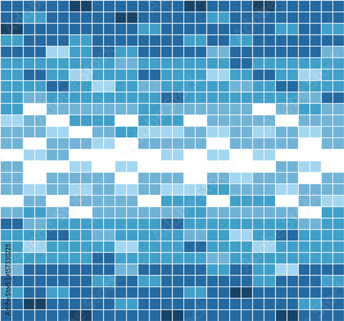 abstract Graphic square color. Seamless mosaic vector pattern.