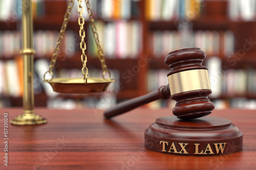 Obraz na plátně Tax law.