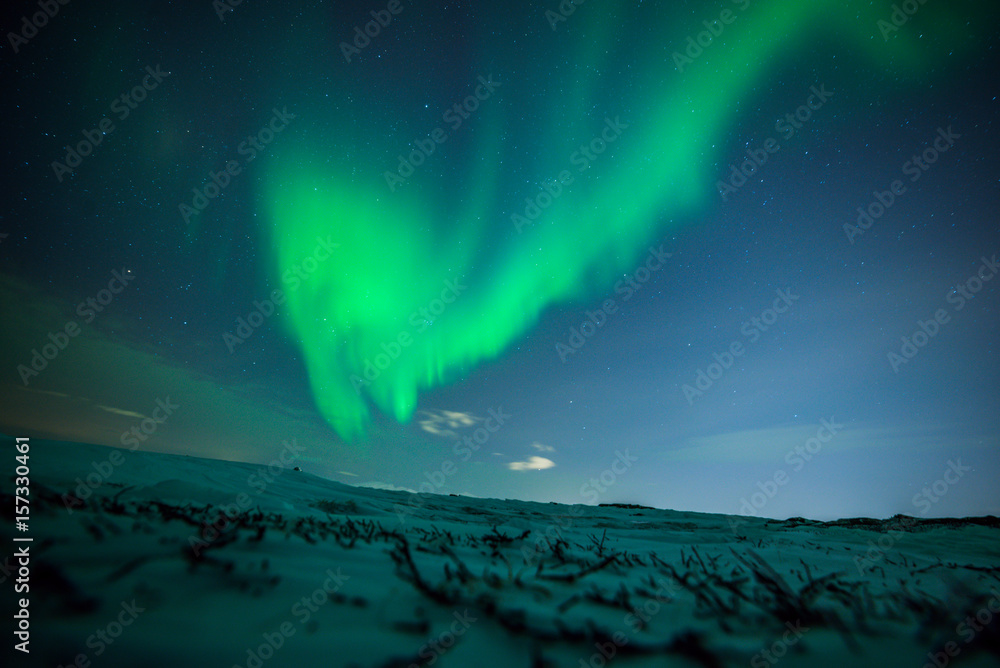 Aurora activity over Tromso Aurora activity over Tromso
