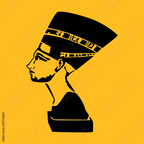 Queen Nefertiti of Egypt  bust.