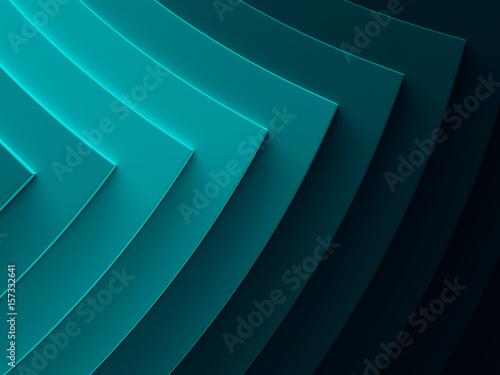 Corners abstract background picture. 3D illustration. This image works good for text and website background, print and mobile application.