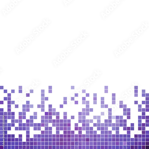 abstract vector square pixel mosaic background