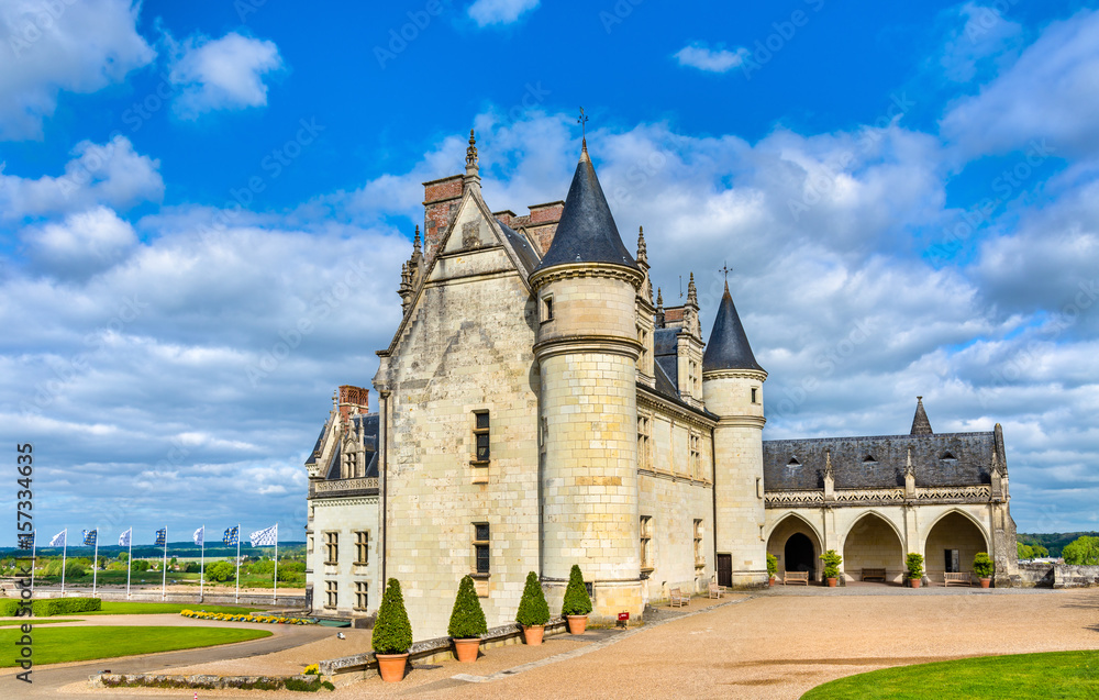 Chateau d'Amboise, one of the castles in the Loire Valley - France