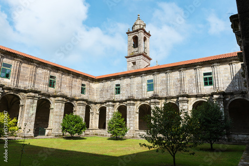 Santa Maria de Armenteira Monastery in Galicia photo