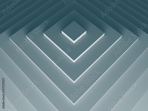 Wallpaper Mural Rhombuses. Abstract pattern for web template background, brochure cover or app. Material style. Geometric 3D illustration. Torontodigital.ca
