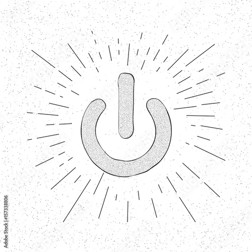 Symbol of Power -  Icon On/Off Switch Concept -  Vector Illustration  