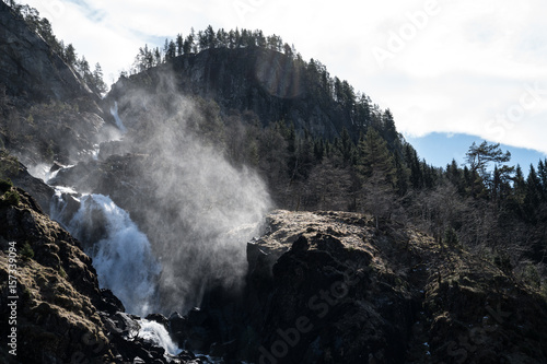The L  tefossen Waterfall