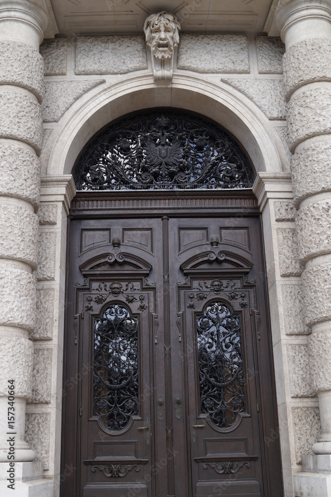 Obraz premium Portal, Burgtheater Wien