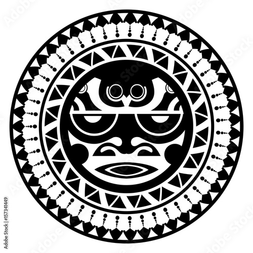 Beautiful Polynesian style tattoo