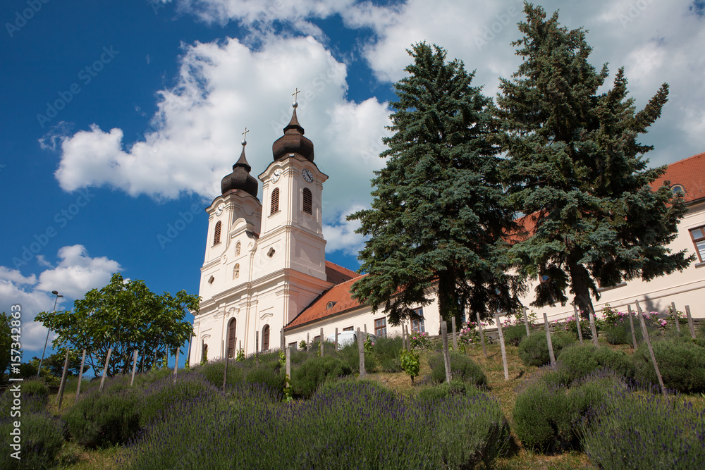 The Tihany Abbey in Hungary