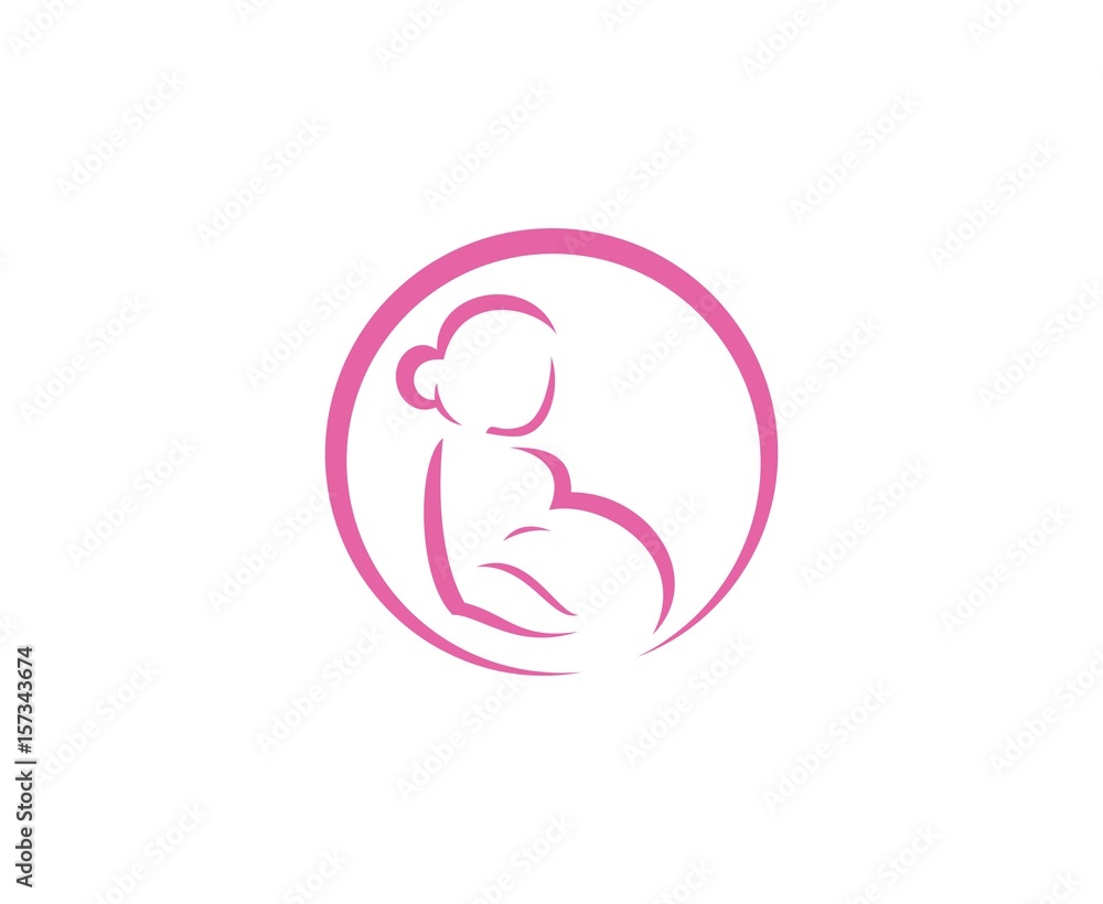 Fototapeta premium Pregnant logo