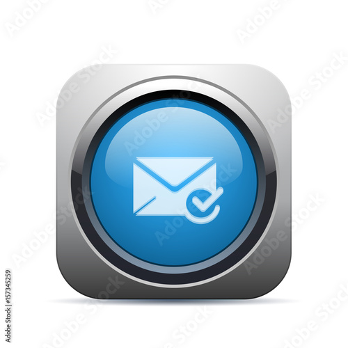 Square Push-Button - Vector