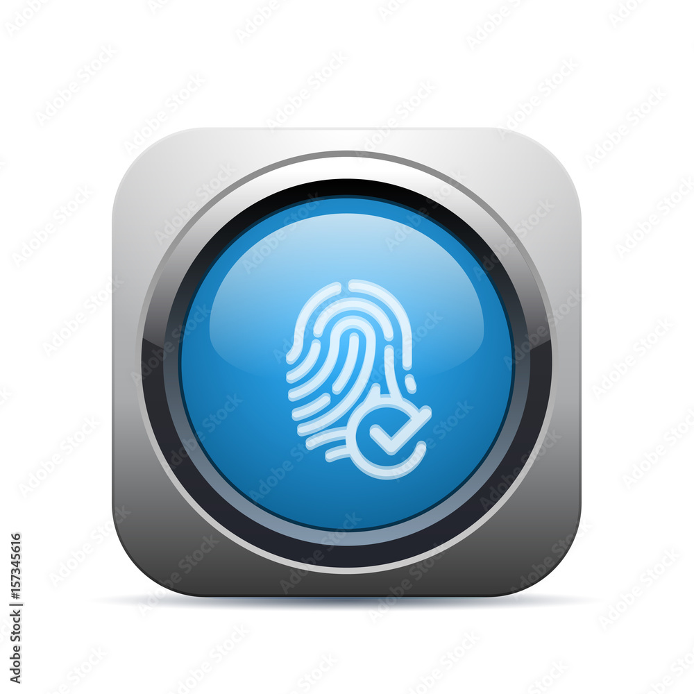 Square Push-Button - Vector Square Push-Button - Vector