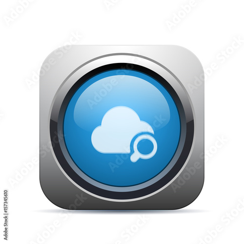 Square Push-Button - Vector