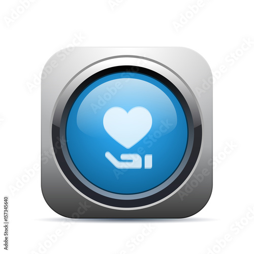 Square Push-Button - Vector