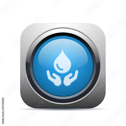 Square Push-Button - Vector