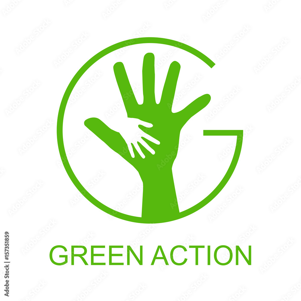 green action logo green action logo