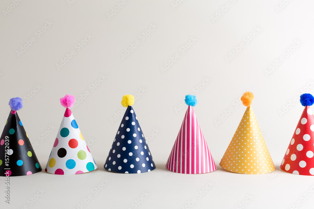 Party theme with with hats Party theme with with hats