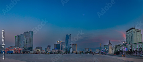 Ulaanbaatar Skyline by Night