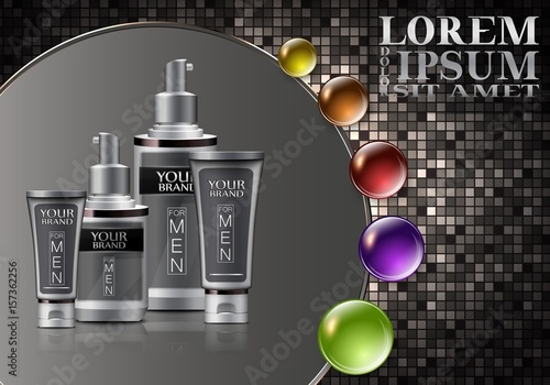 Different types of cosmetics for men
