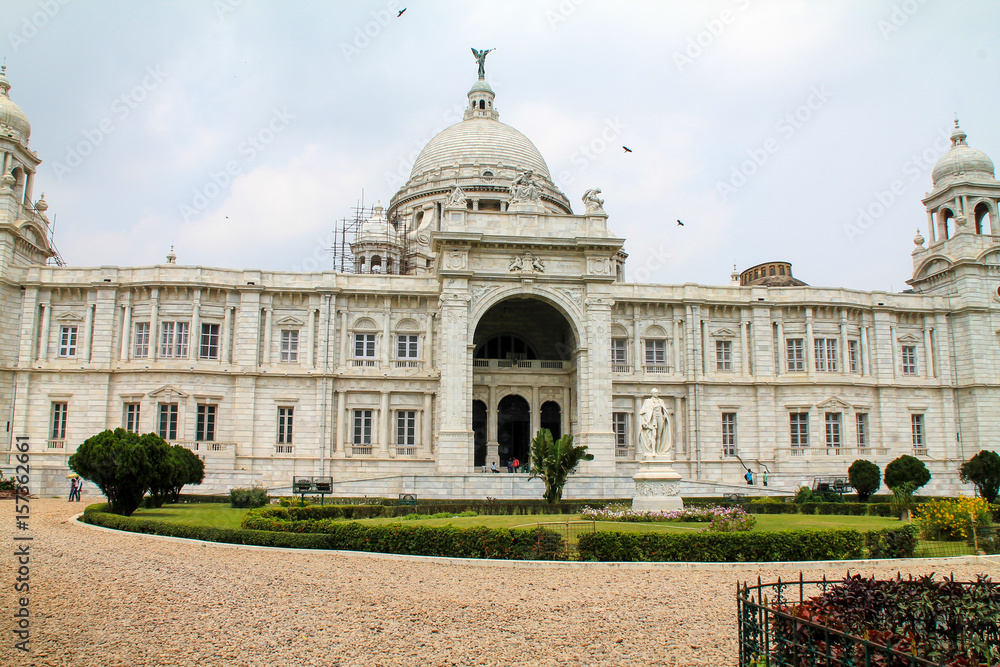 Outside view of Victoria Palace, India