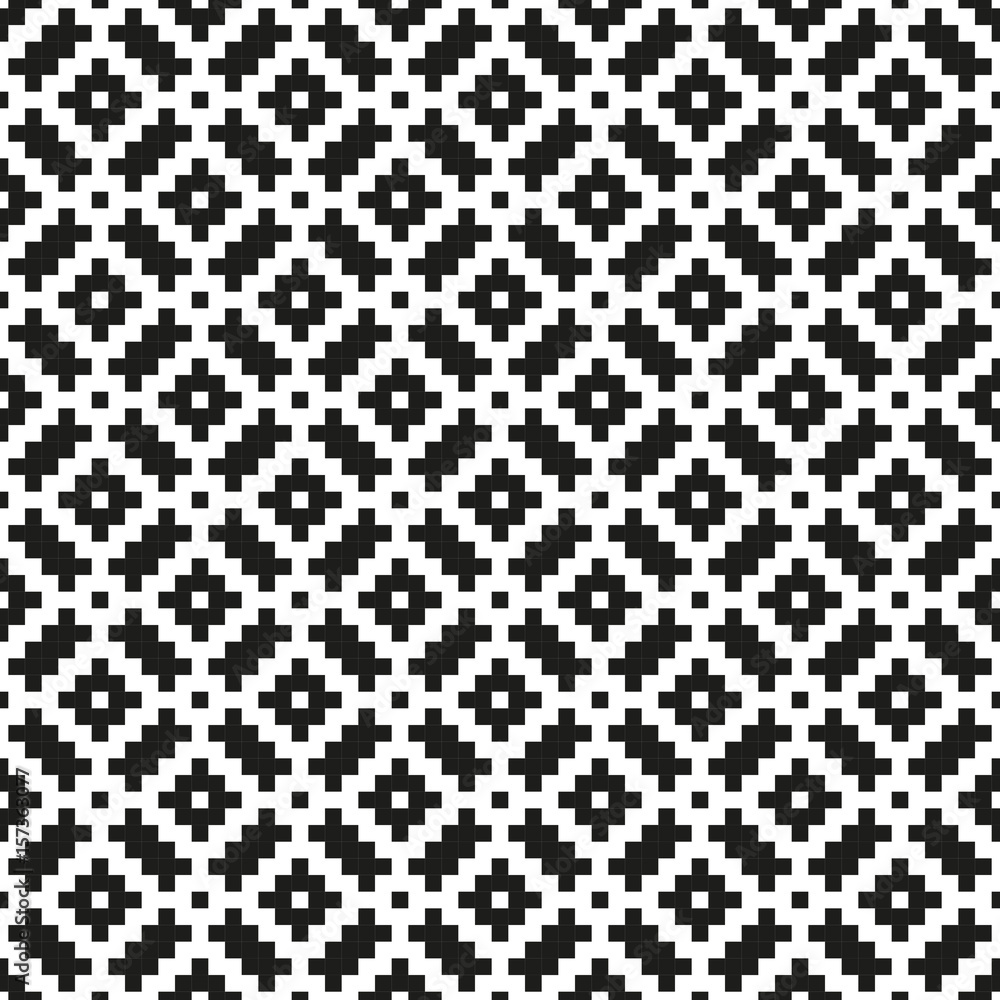Mosaic seamless pattern. Modern geometric texture Mosaic seamless pattern. Modern geometric texture