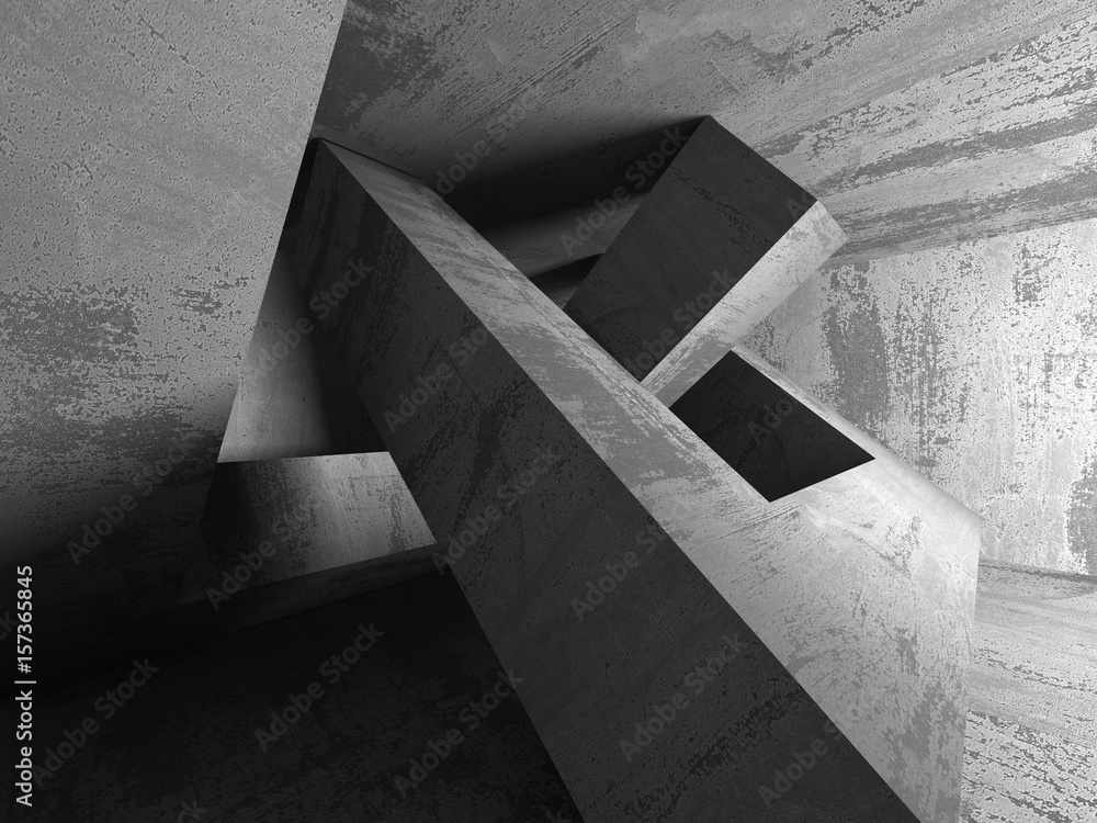 Dark empty room. Concrete rusty walls. Architecture background Dark empty room. Concrete rusty walls. Architecture background
