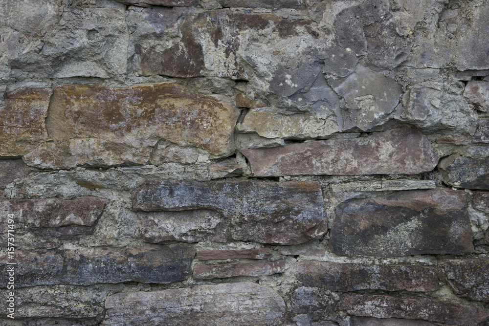 Stone Wall. Grey Brick Wall Background Texture Stone Wall. Grey Brick Wall Background Texture