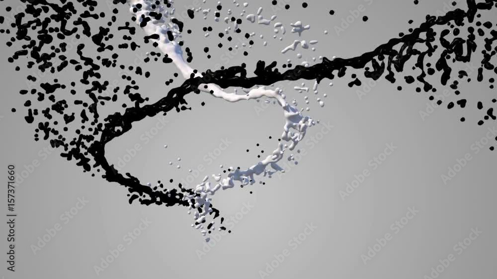 Colored paint streams with alpha channel Colored paint streams with alpha channel