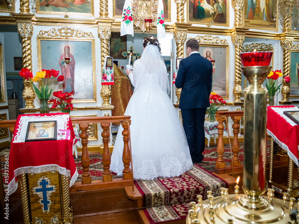 the wedding ceremony in the Orthodox Church