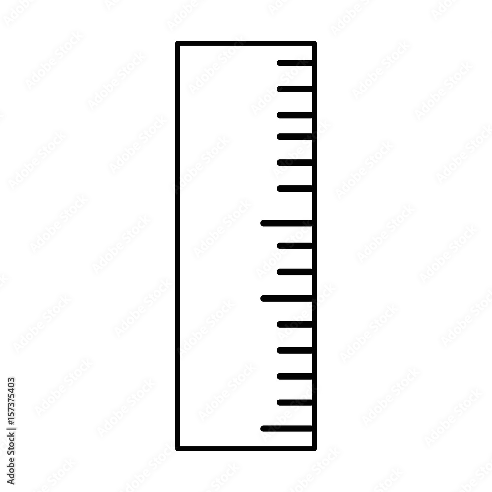 ruler school object vector icon illustration graphic design ruler school object vector icon illustration graphic design