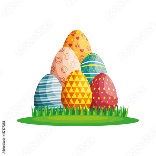egg easter chocolate vector icon illustration graphic design