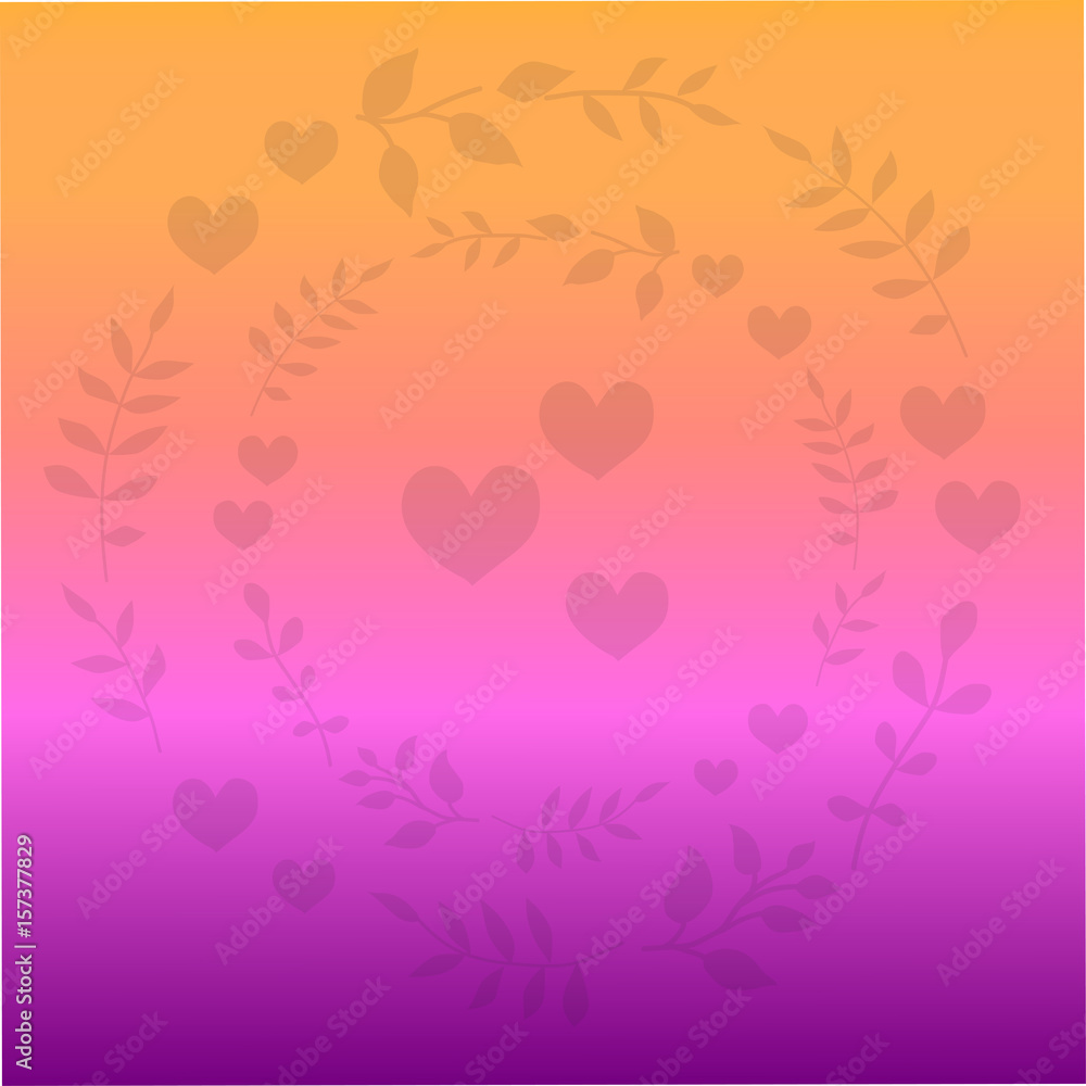 Romantic background with colorful gradient. Romantic background with colorful gradient.