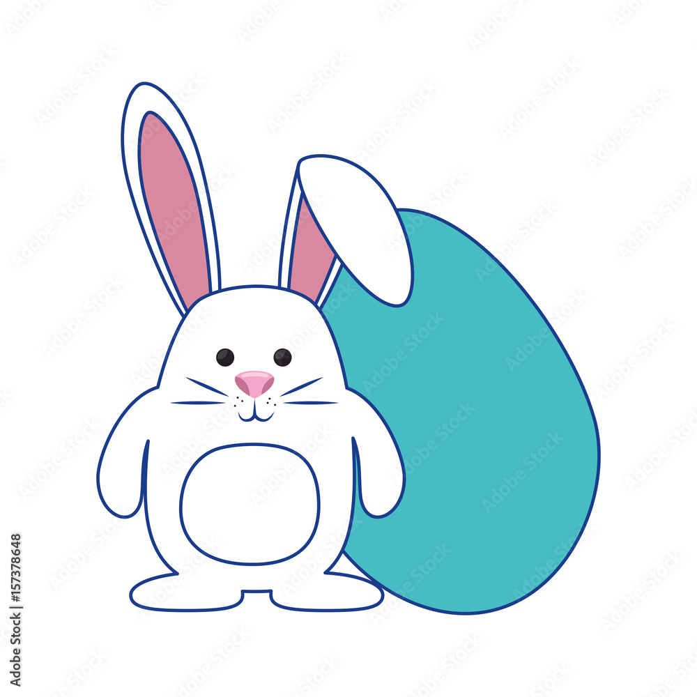 bunny animal egg easter vector icon illustration graphic design bunny animal egg easter vector icon illustration graphic design