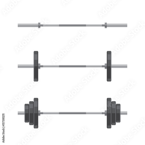 Set of barbells