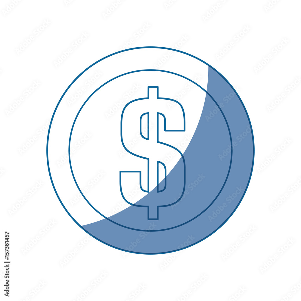 coin money symbol vector icon illustration graphic design