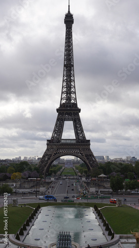 Photo of Eiffel Tower as seen from Trocadero, Paris, France