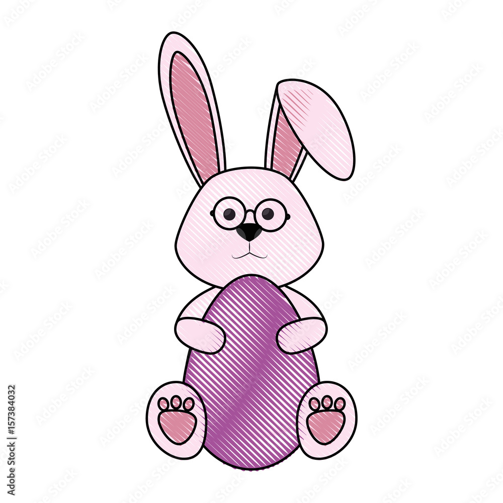 bunny animal egg easter vector icon illustration graphic design bunny animal egg easter vector icon illustration graphic design