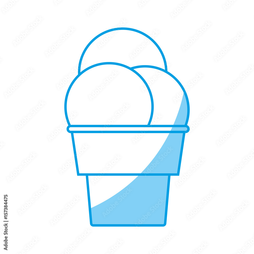 ice cream icon over white background. vector illustration ice cream icon over white background. vector illustration