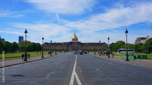 Photo of Army museum on a spring morning, Paris, France