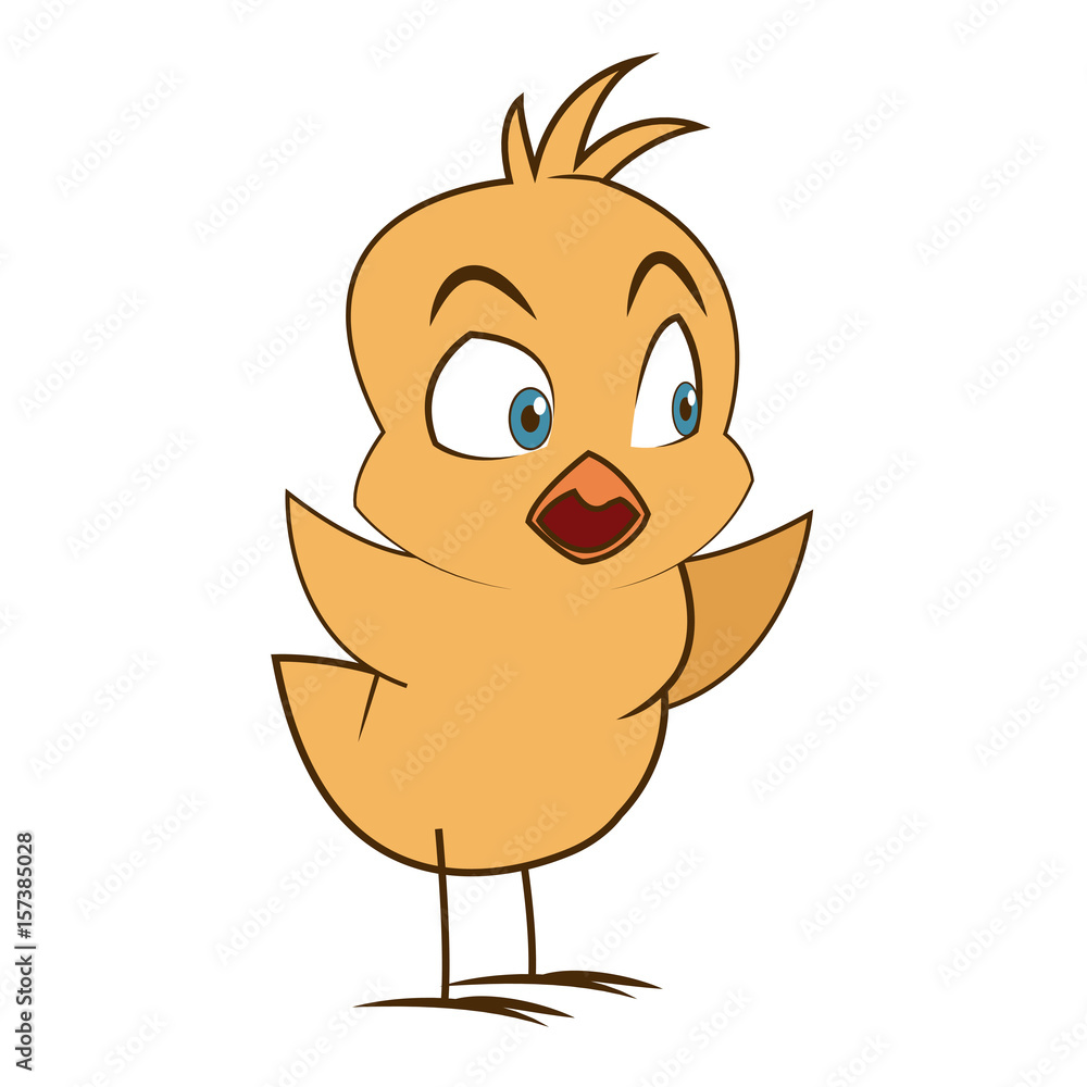 cute little chick baby animal bird cartoon vector illustration cute little chick baby animal bird cartoon vector illustration