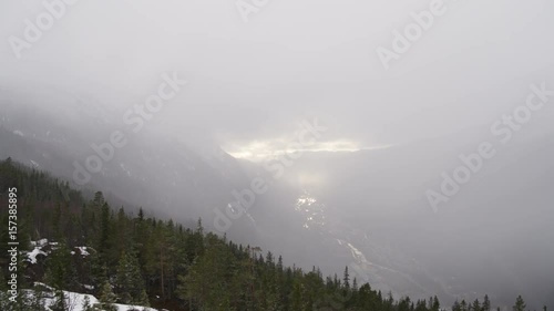 City if Rjukan in the Distance photo