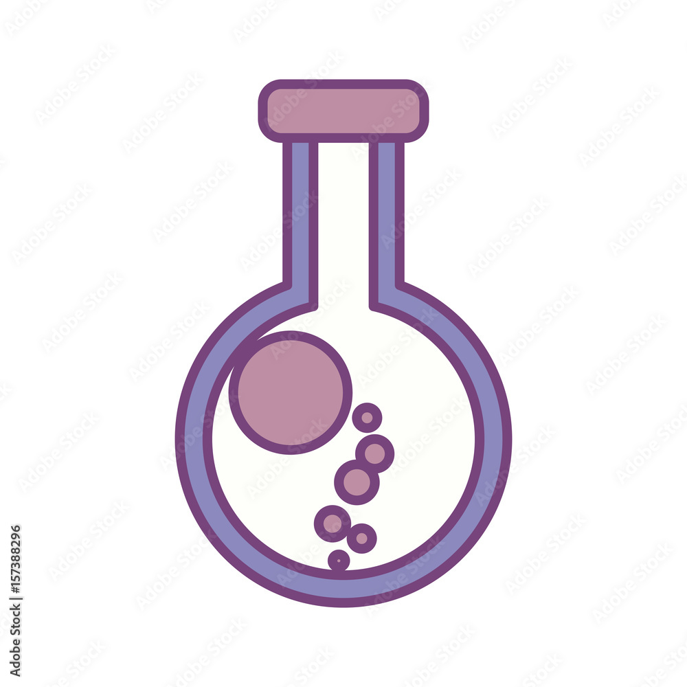 Chemistry flask glass icon vector illustration graphic design Chemistry flask glass icon vector illustration graphic design