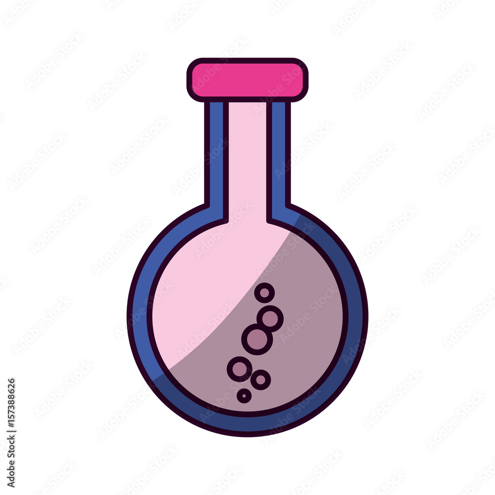 Chemistry flask glass icon vector illustration graphic design Chemistry flask glass icon vector illustration graphic design